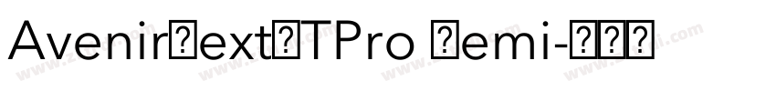 AvenirNextLTPro Demi字体转换